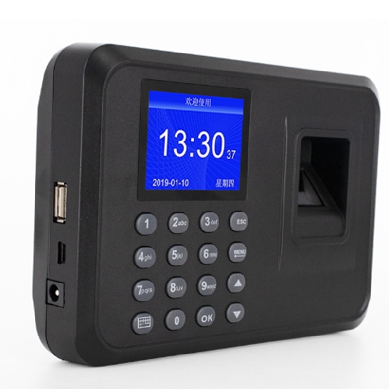 Biometric Attendance System Fingerprint Reader Time Clock Employee Control Machine Access Control Commuting Punch Card Machine E