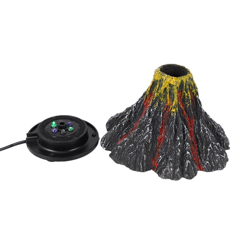 Aquarium Decoratie Onderwater Led Licht Ornament Fish Tank Zuurstof Luchtpomp Lucht Steen Bellen Decor Us Plug