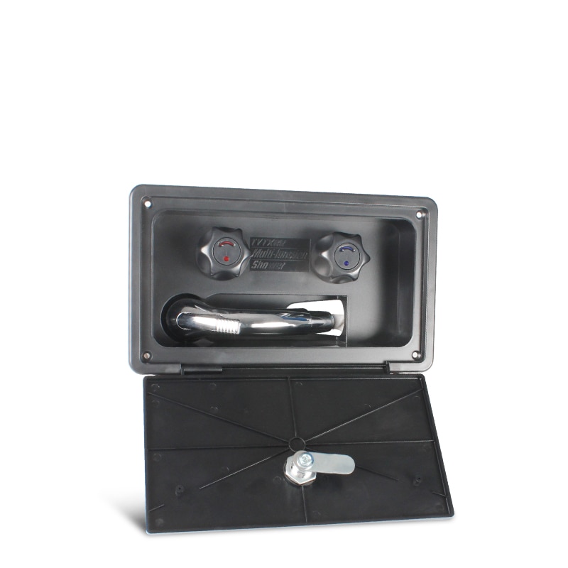 Marine Camper Motorhome RV Accessories Caravan Exterior Shower Box Kit with Lock