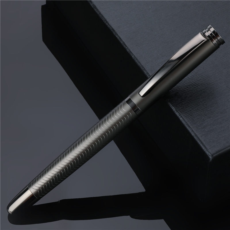 1PC Fountain Pen Luxury Business Writing Signing Calligraphy Ink Nib Pens Box Office Stationary Supplies 03924
