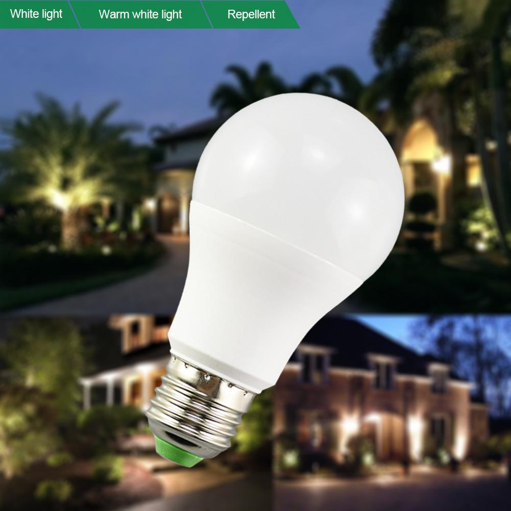 IP44 E27 7W LED Sensor Light BulbBulbs Auto ON/OFF Automatic Dusk to Dawn