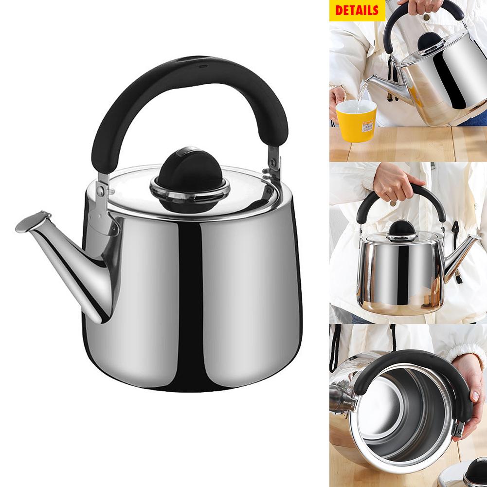 Stainless Steel Kettle Kettle Gas Cooker Teapot Automatic Sound Kettle Whistle Camping Tea Kettle Enamel Pot Induction Cooker