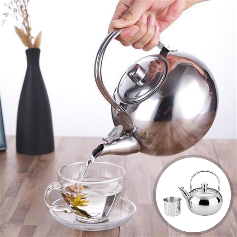 Teapot, Stove Top Teapot, Stainless Steel Teapot, Teapot With Infuser, Tea Kettle, Stove Top Kettle, Whistling Kettle