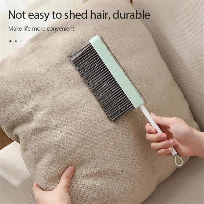 Retractable Double-sided Dusting Brush Long Handle Sweeping Bed Brush Gap Multifunctional Household Bedroom Sofa Cleaning Brush