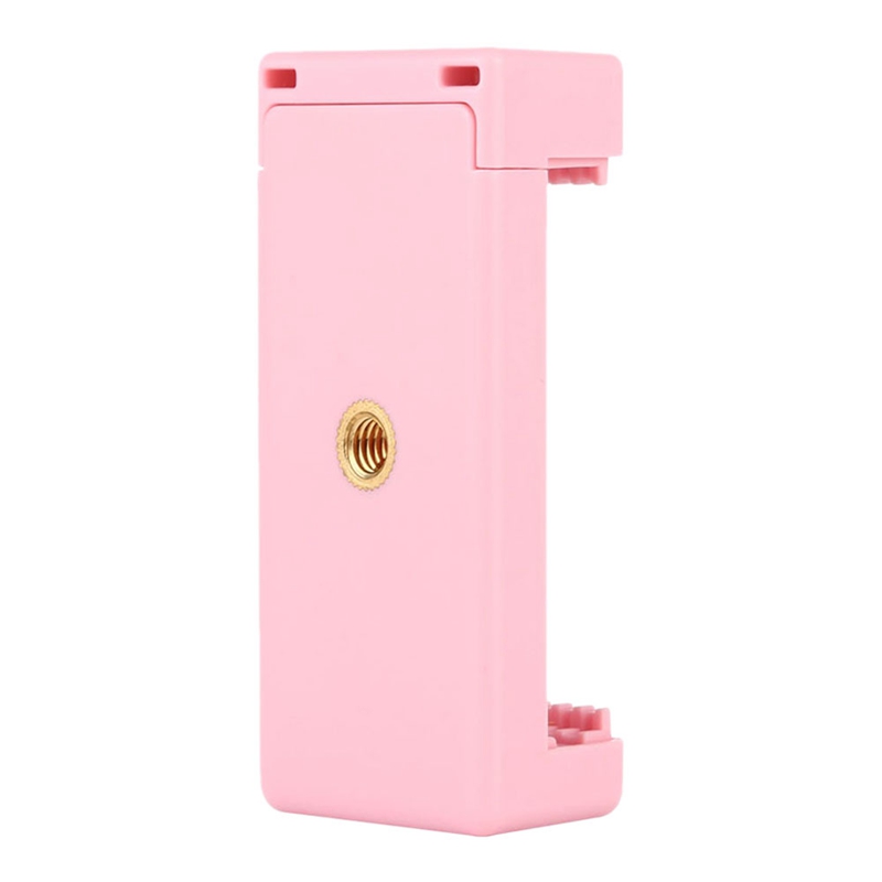 PULUZ 4 pièces PU448F Selfie bâtons trépied montage pince de téléphone avec 1/4 pouces trous de vis et Base de chaussure froide