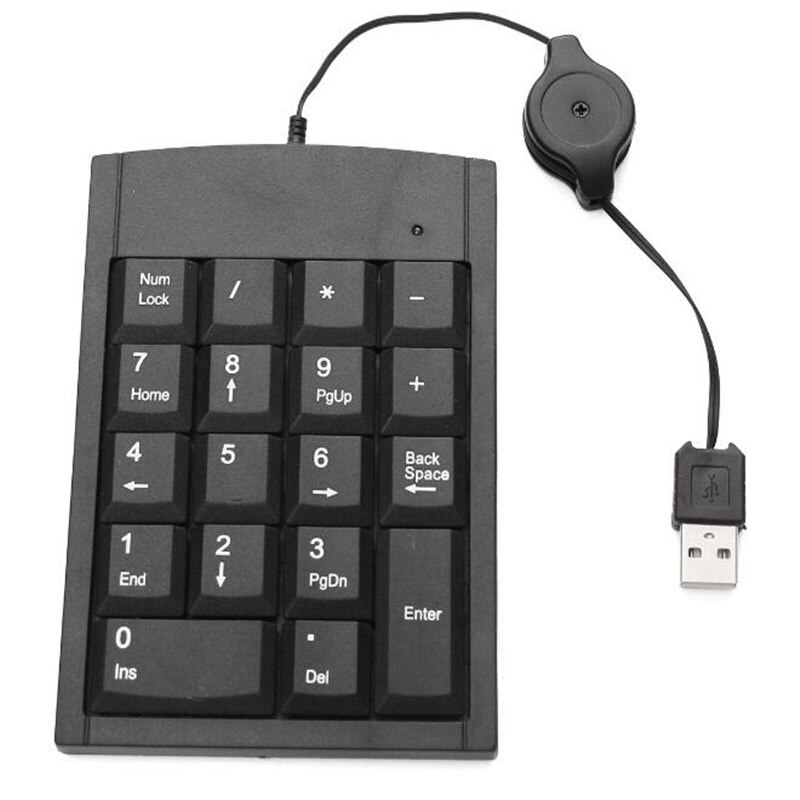 Numeric Keypad "000" 19Keys Wired Digital Pad USB Mini Keyboard Ultra Slim,Keypad Number Pad For Accounting Tasks Compute PC