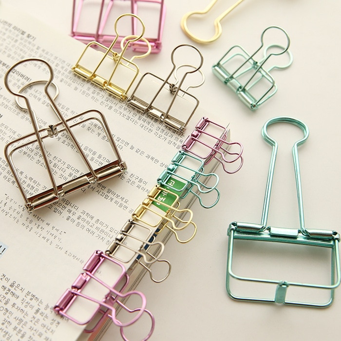 Clips De Papel para sujetar fotos, Clips huecos para sujetar fotos, accesorios De oficina, Clips Wonder, accesorios para Bureau medianos para