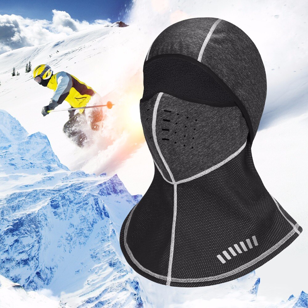 INBIKE Winter Cycling Face Mask Bicycle Cap Ski Bike Scarf Face Thermal Fleece Snowboard Shield Hat Motorcycle Warm Headwear X-5