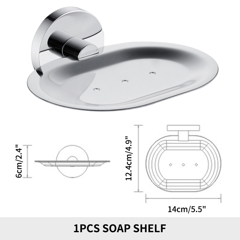 Badkameraccessoires Handdoekenrek Plank Papierhouder Roestvrij staal Toiletborstelhouder Handdoekring Robe Hook Hanger Chroom: Paars