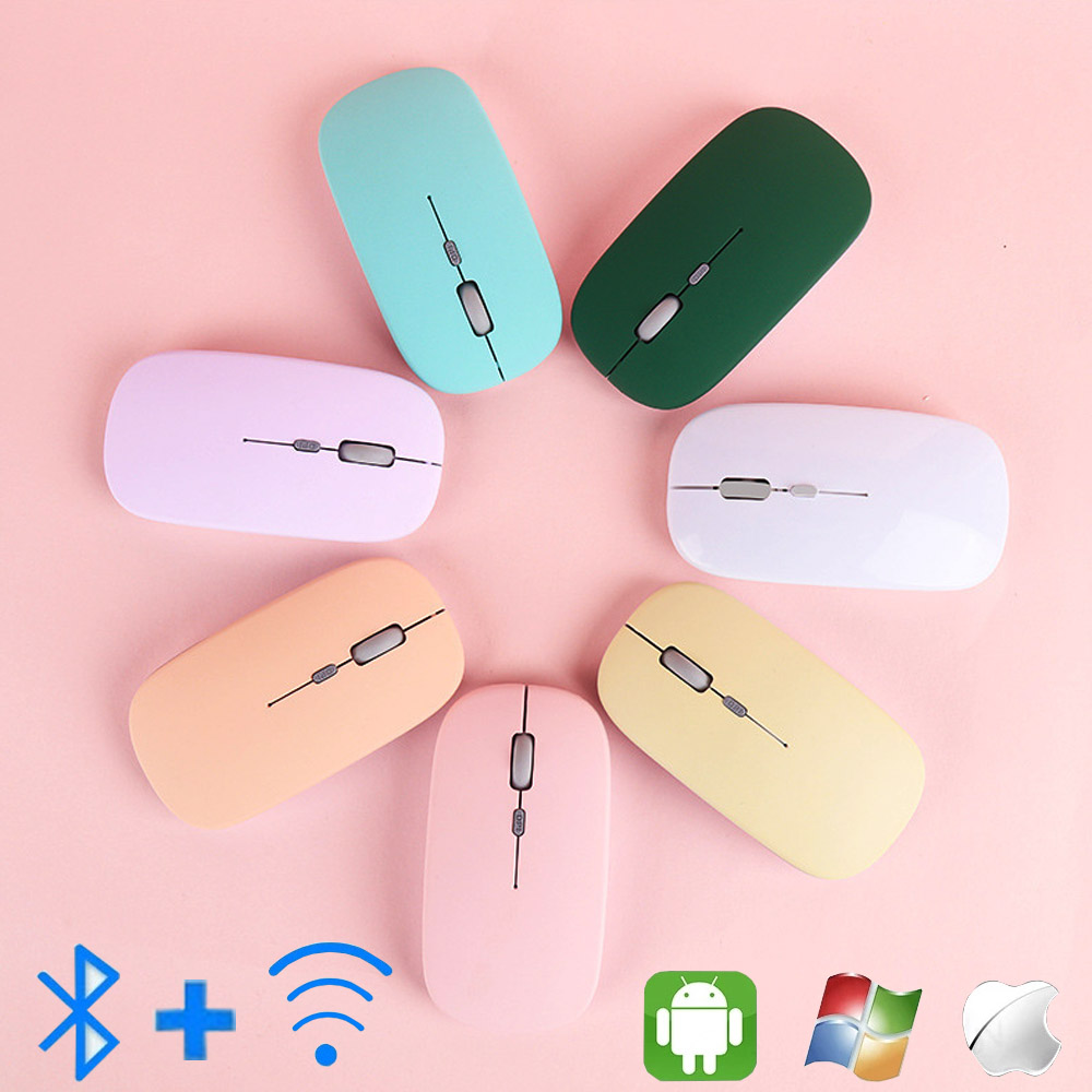 Rechargeable Wireless Mouse for Xiaomi Pad 5 Pro 11 Tablet 2.4G USB Dual-mode Wireless Mouse For XIAOMI Mi Pad 5 Mipad 5