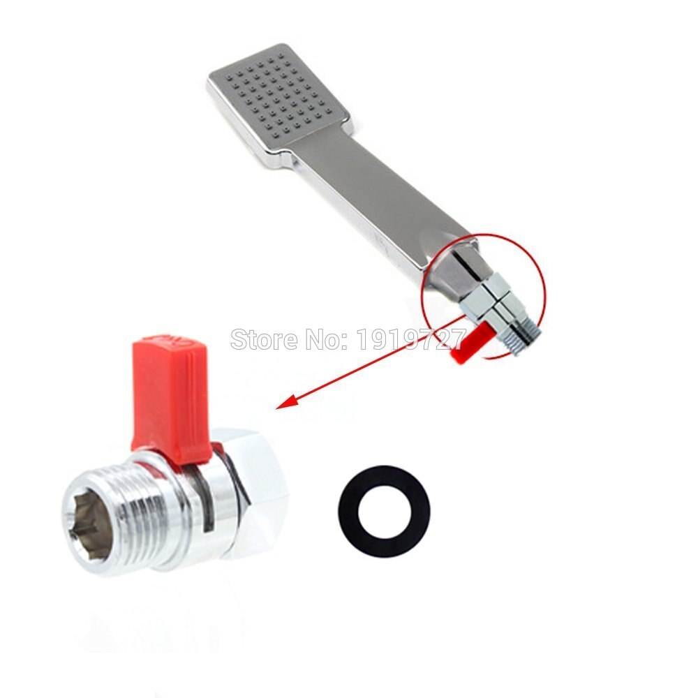 Shower Pressue Quick Valve Brass Water Control Valve Shut Off Switch for Bidet Spray or Top Rain Shower Hand Head