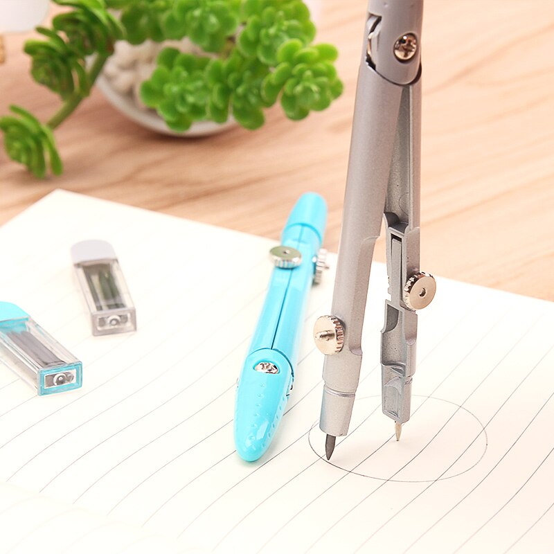 garmażeria 8607 Kompas kolor uczeń Kompas rysunek instrument rysowanie na metalu narzędzie Kompas koło narzędzie robić rysowania Compasso narzędzia robić rysowania