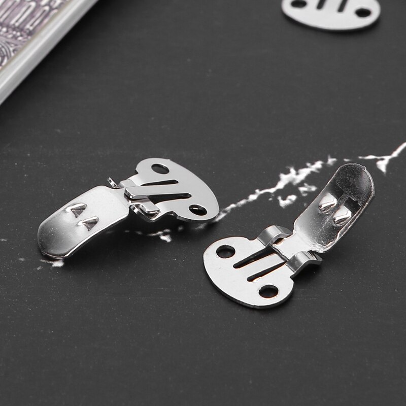 10 st silver färg utskärning rostfria skor clips clip on ornament fynd diy