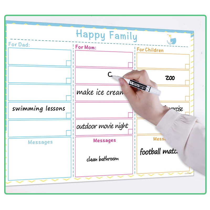 Magnetic Calendar Annual Time Schedule Agenda Planners Timetable Learning Working Plan Table Notice Board School Office Supplies