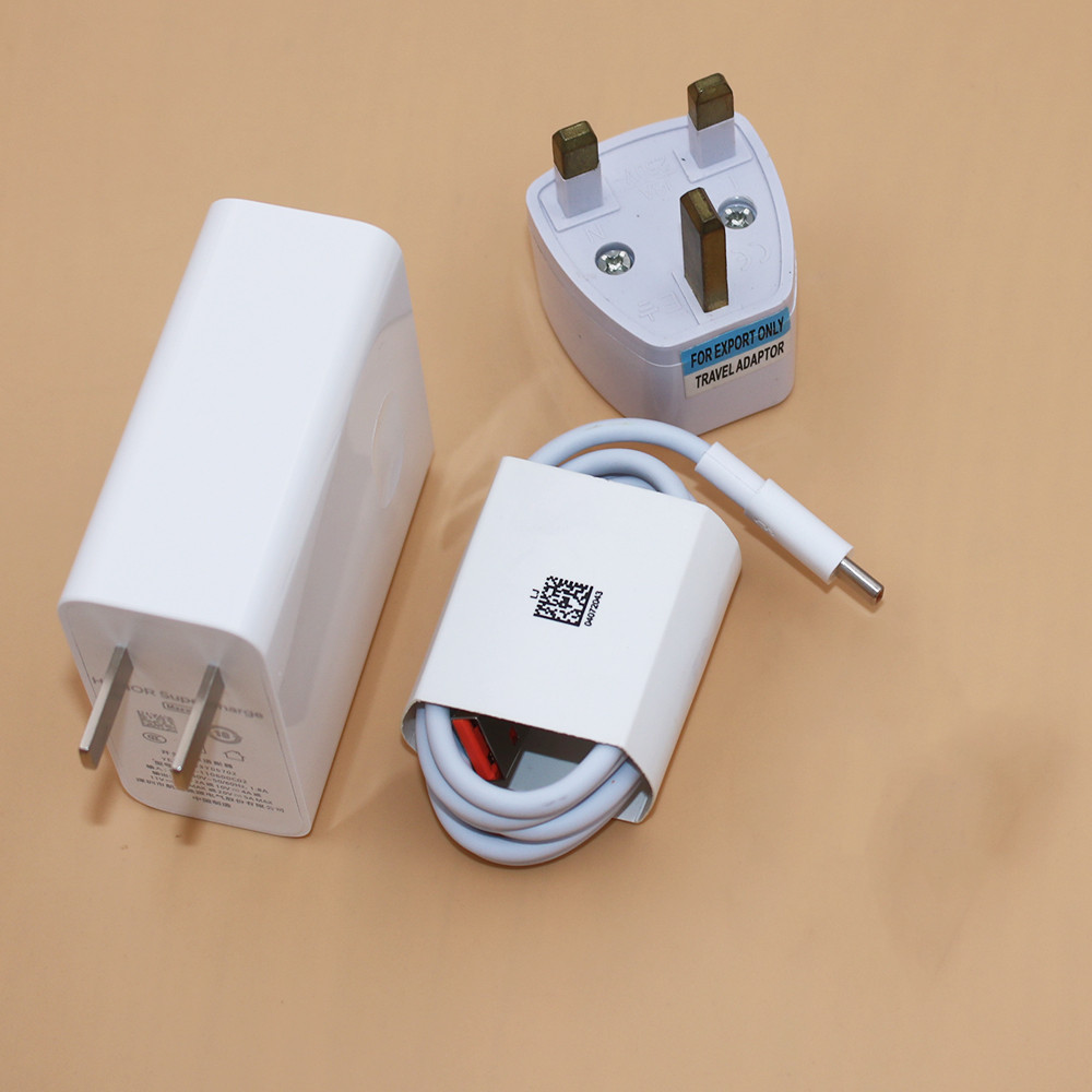 Honor 100w pikalaturi eu/us/uk supercharge-virtalähde 6a usb type-c -kaapeli honor 300 200 100 90 80 magic 7 6 5 pro v  v2 -puhelimeen: Uk