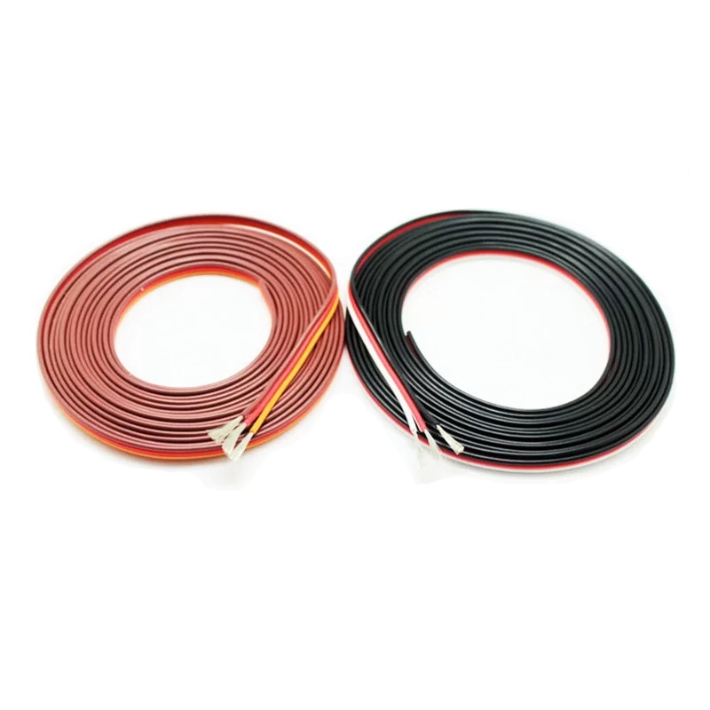 5 meter 26 awg /22 awg jr futaba servo förlängningskabel, 30/60 -kärnig ledning, störningsfri för rc-modell, gör-det-själv-tillbehör