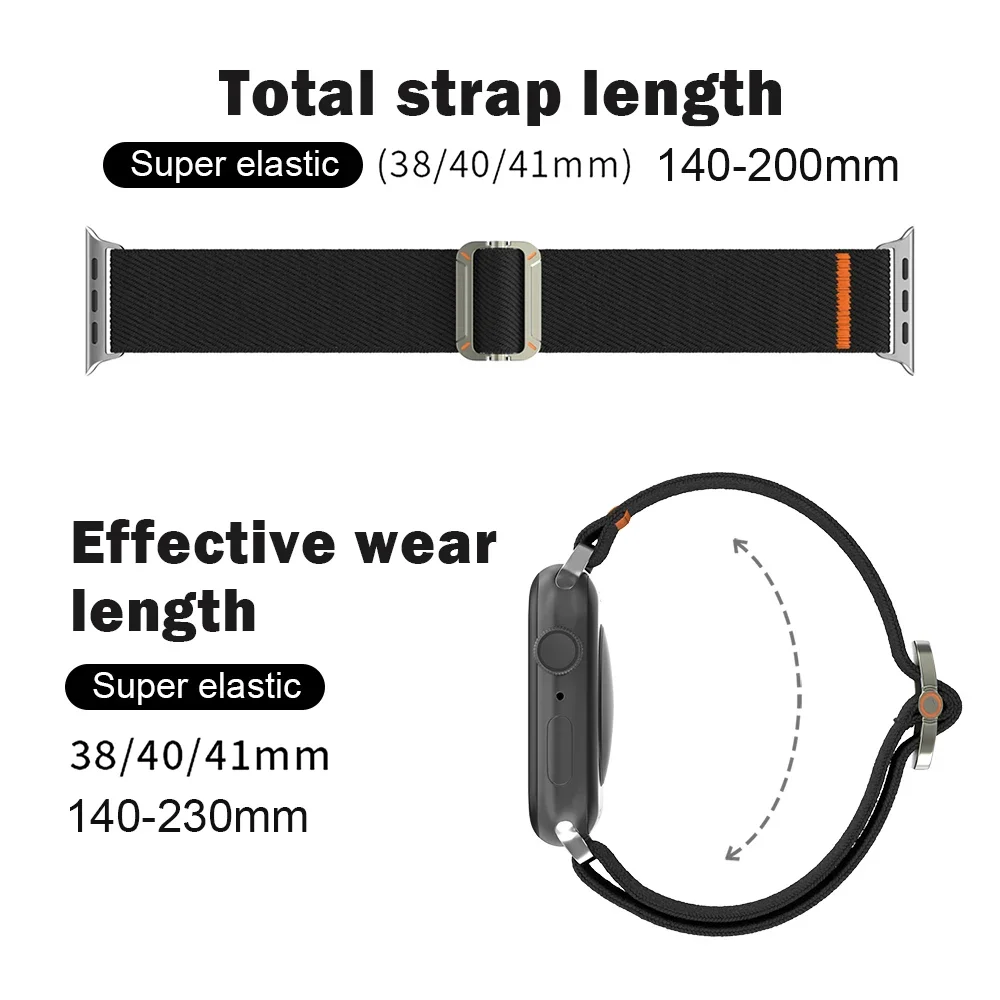 Pleciony pasek robić jabłko zegarek 46mm 42mm 49mm 45mm 41mm 38 44mm 40mm Nylonowy pasek robić IWatch ultra 2 seria 10 9 8 7 6 SE 5 4 3