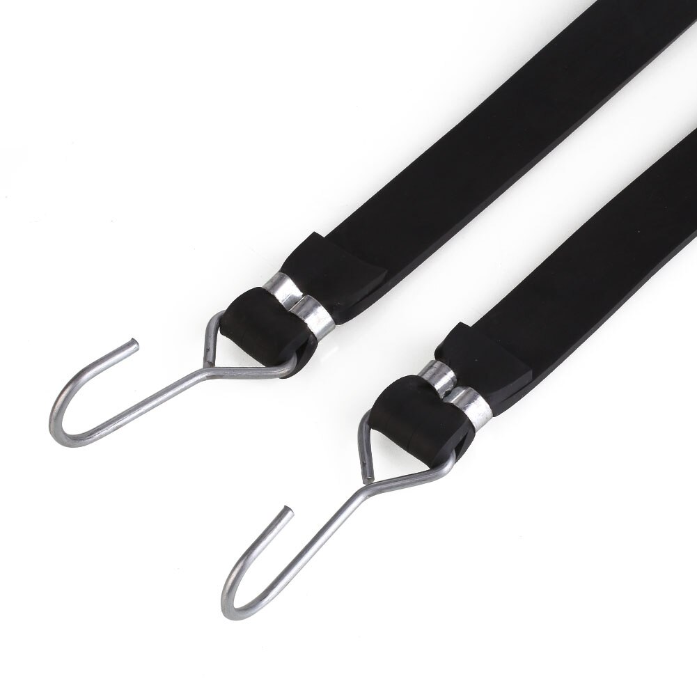 Vehemo 2m kraftig gummi presenning bindestropper bungee elastisk stærk krog til cykel bil