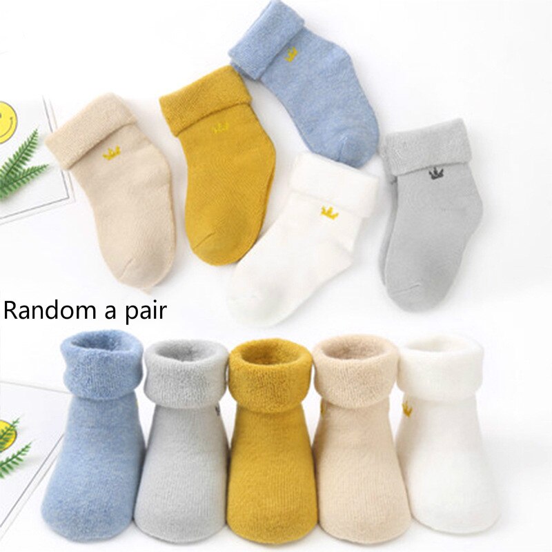 Chaussettes pour enfants, 1 paire, en coton doux et Long avec gros nœud aux genoux,: Or / 8-10cm