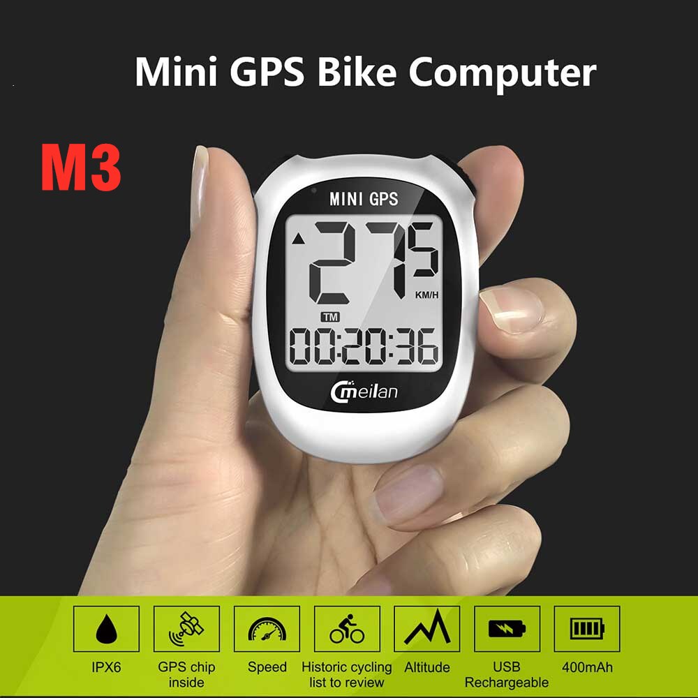 Meilan Cycling Computer Wireless Bike Computer Speed/Cadence Sensor Heart Rate Monitor Bike Speedometer 4.0 Bluetooth Odometer