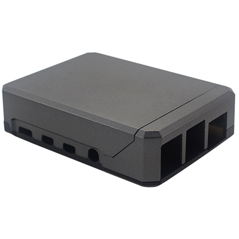 for Argon NEO for Raspberry Pi 4 Case Aluminum Metal Shell Sliding netic Cover Passive Cooling Silicon Heat Sink