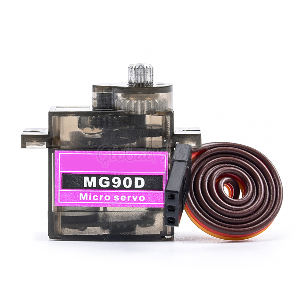 MG90D 9g Digital Micro Servo Motor High Torque Bearing Upgraded MG90S for RC Plane Helicopter Boat Car Trex 450