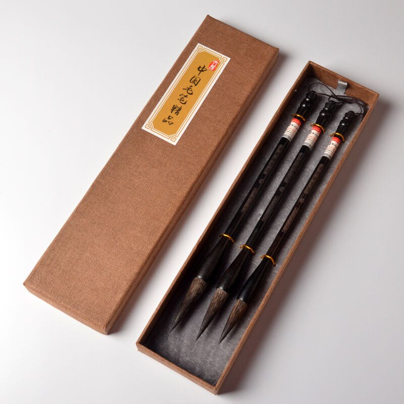 Calligraphy Writing Brush Pen Set Regular Office Cursive Script Calligraphy Chinese Traditional Painting Landscape Drawing Brush