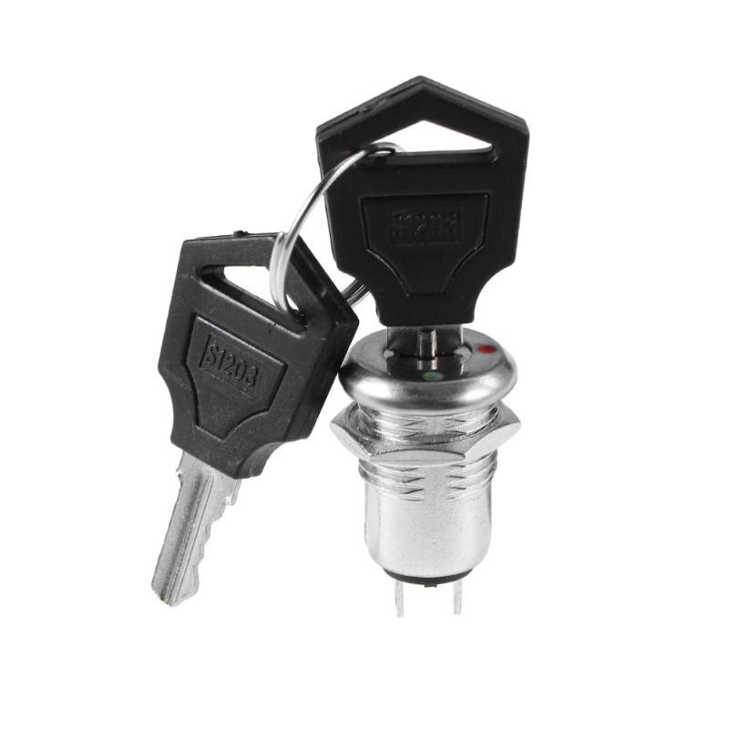 Electronic Key ON OFF Lock Switch Phone Lock Security Power Switch Tubular Terminal with Electronic Switch Key For Household Toy