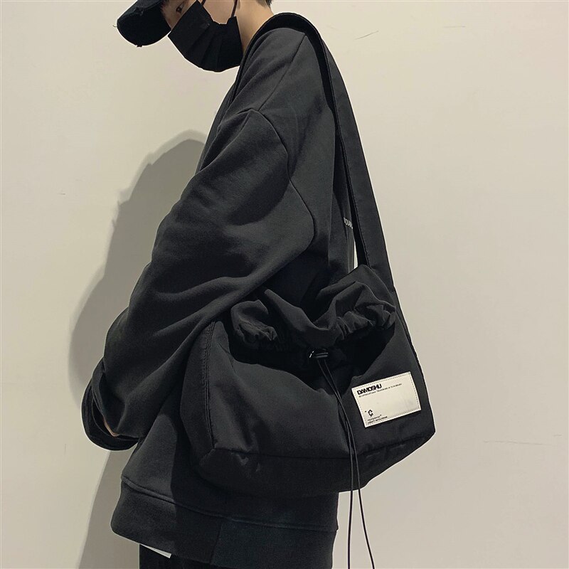 Messenger Bag Couple Japanese Lazy Style Large-capacity Casual Girl Shoulder Bag Brand Simple Diagonal Shoulder Bag