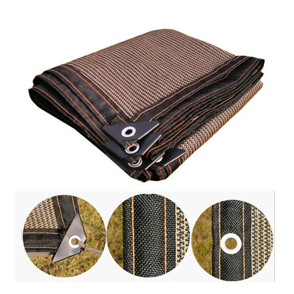 Privacy Fence Screen Windscreen Cover, 3x4M Fabric Shade Tarp Netting Mesh Cloth Heavy Duty Brass Grommets for Balcony Patio: 3x4m