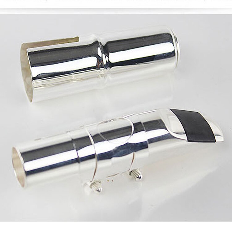 Mfc tenorsopraan altsaxofoon metalen mondstuk verzilvering saxofoon mondstukken accessoires maat 5 6 7 8 9