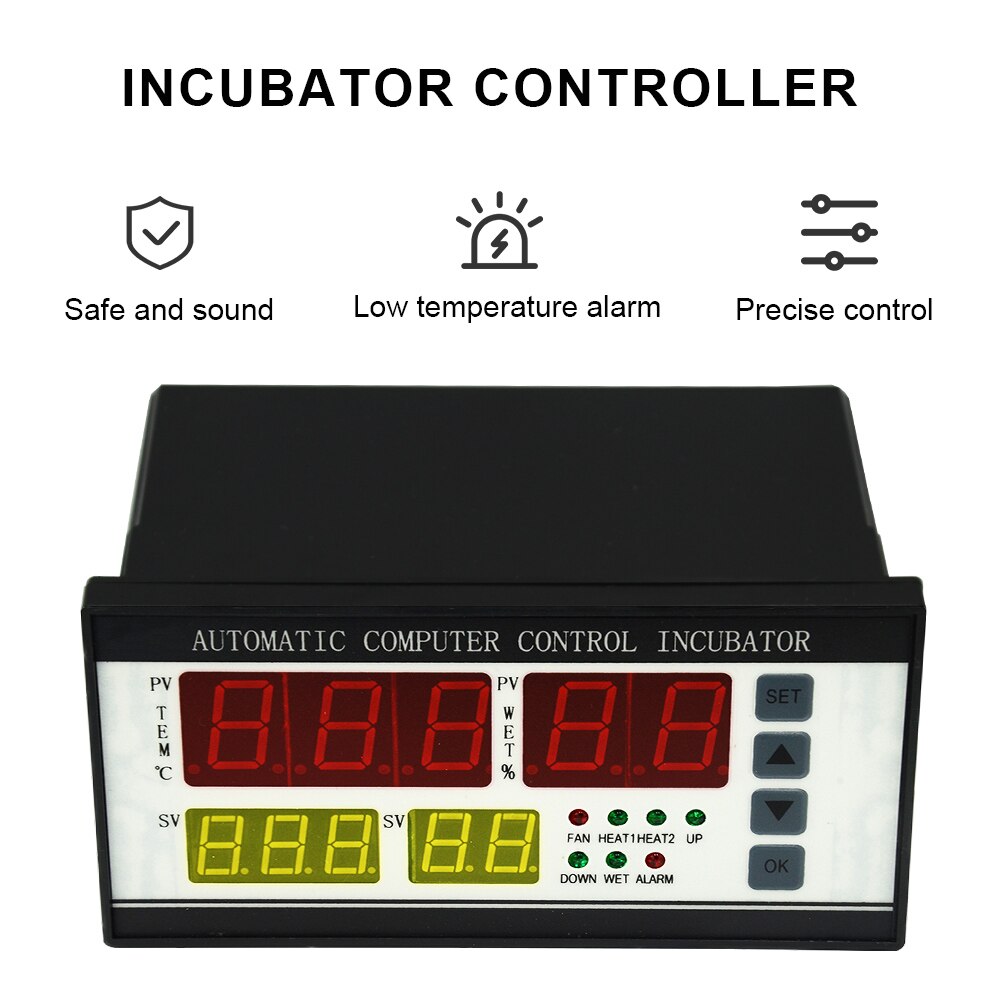 XM-18 Incubator Controller Thermostat Full Automatic Multifunction Egg Incubator Control System Egg Incubator Controller