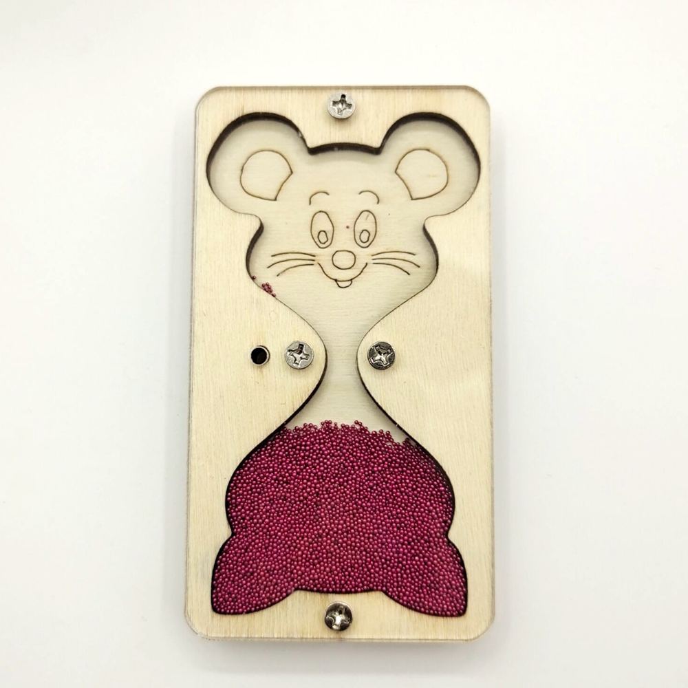 Sablier en bois pour bébé, souris et chat, accessoires Montessori, pièces d'éléments, horloge de sable pour l'éducation des enfants, bricolage, planche occupée: Bourgogne