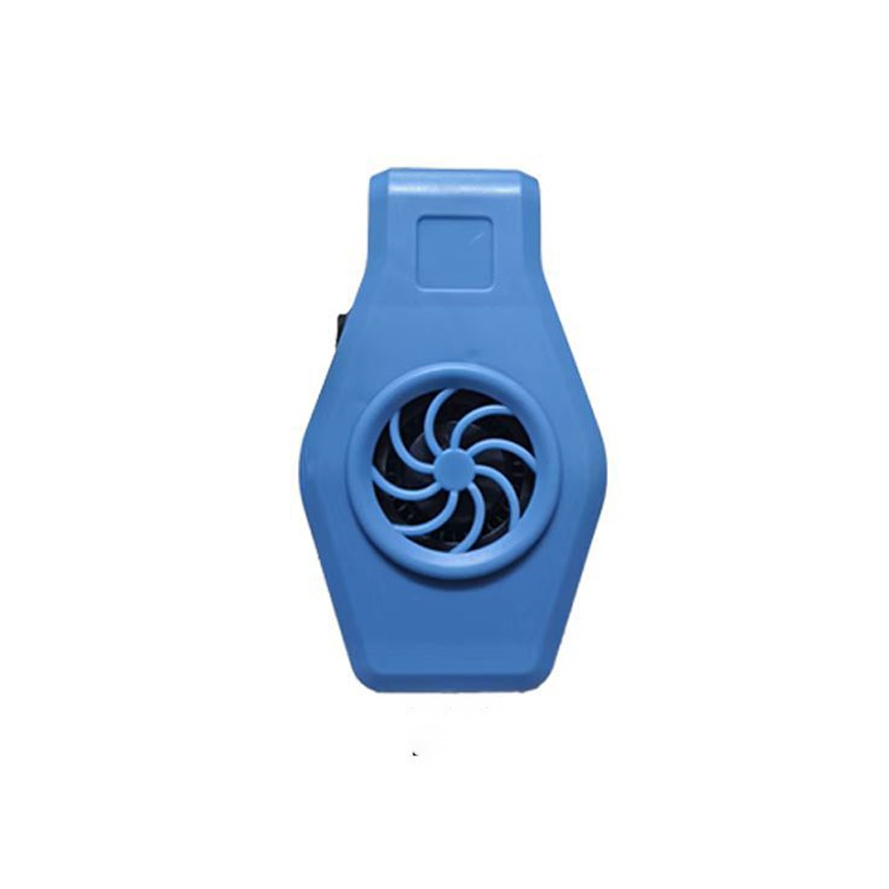 Enfriadores de acuario creativos de 2 velocidades de viento, ventilador de montaje en pared, dispositivo de refrigeración de tanque de peces de plástico, ventilador de refrigeración ajustable para acuario: Negro