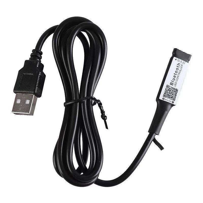 DC5V USB led strip controller suitable for 5050 2835 RGB light strip computer TV background light indoor lighting transformation