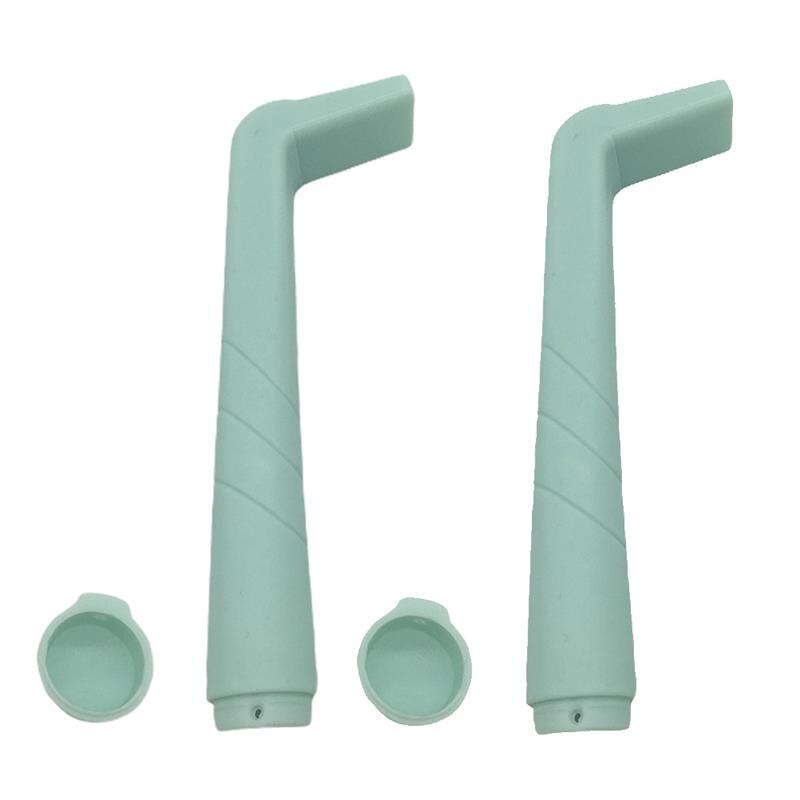 Paille d&#39;arrêt du hoquet en forme de L pour enfants, aide Anti-hoquet pour enfants adultes, artefact réutilisable Anti-hoquet: 2pcs Green