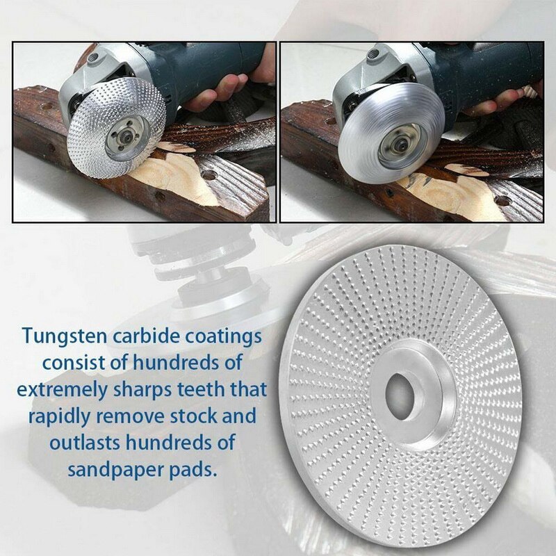 High Quanlity Wood Grinding Wheel Rotary Disc Sanding Wood Carving Tool Abrasive Disc Tools For Angle Grinder