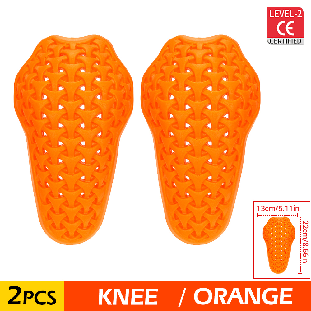 Protective Gear for Motorcycle Jacket CE Certification Detachable Racing Shoulder Protection Moto Elbow Pads Protector: Champagne