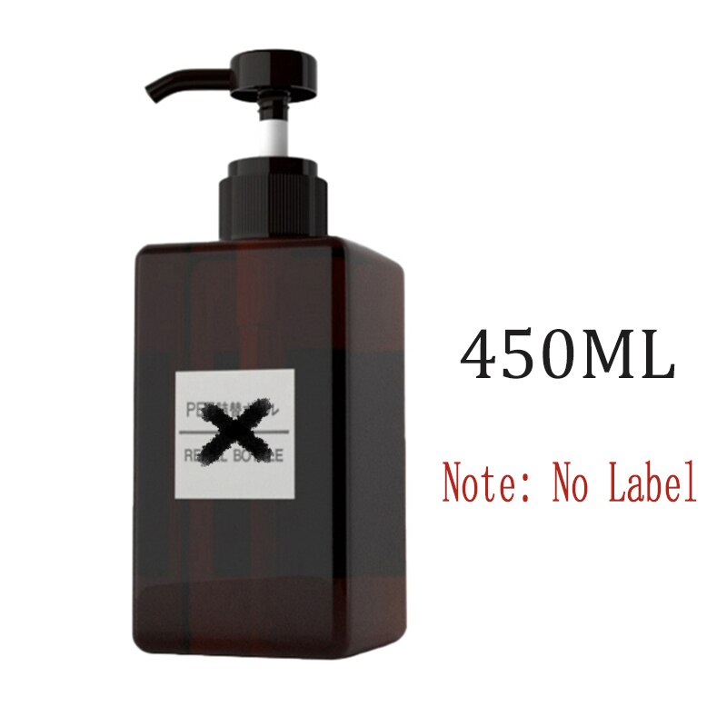 Bouteille de Gel douche de shampooing presse | 650/450/250ML conditionneur de cheveux, distributeur distributeur de savon de salle de bains, bouteilles de rangement rechargeables: CM