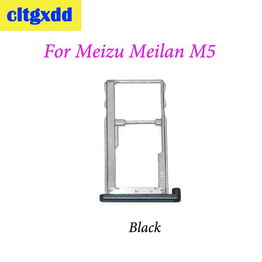 Cltgxdd SIM Halfter Slot Adapter Tablett Für Meizu Meilan M5 M6 Sim Karte Adapter Ersatz Teile: Pro M5 Schwarz