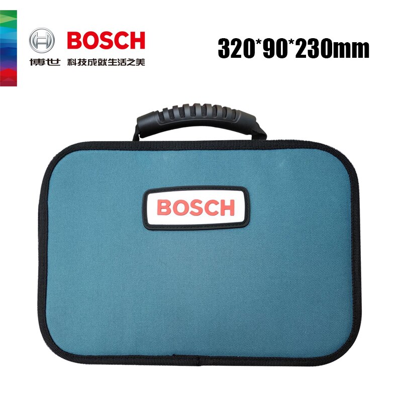 Bosch verktøysett reparasjonsverktøysett, kompatibelt med 18v håndvesker for elverktøy, original veske fra bag med verktøykasse