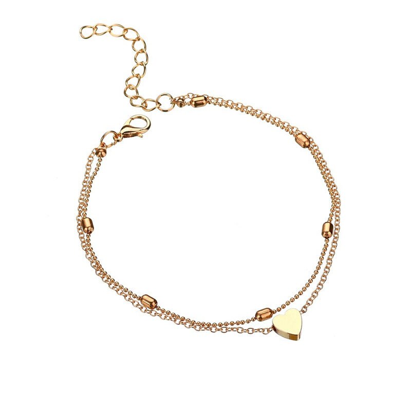 Bracelet de cheville en perles style bohème pour femmes, chaîne de jambe, gland rond, Vintage, bijoux de pied, accessoires, été: s016jin
