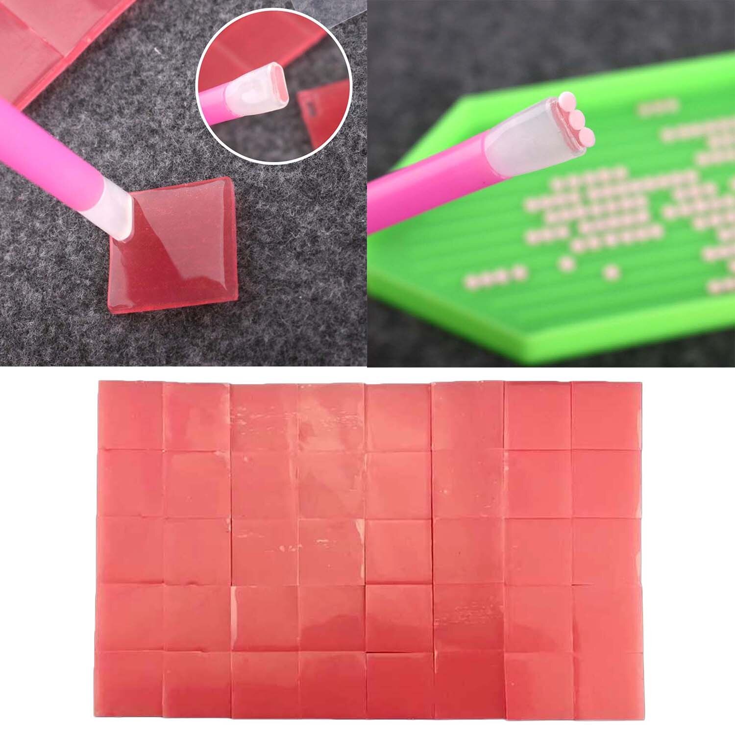 50pcs DIY Diamant Schilderen Strass Tekening Borduren Kruissteek Lijm Klei Mozaïek Kralen Puzzel Handgemaakte Craft Gereedschap Speelgoed