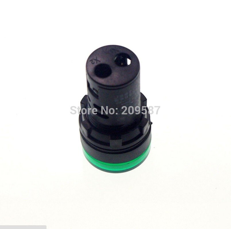 10pcs 24V 22mm Green LED Power Indicator Signal Light