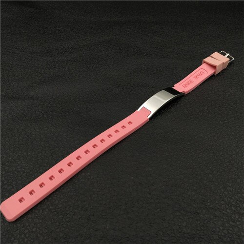 Bracelets d'équilibrage d'énergie de puissance thérapie magnétique d'ion groupes de Silicone de Bracelets corps de thérapie gardant votre douleur saine ..: pink