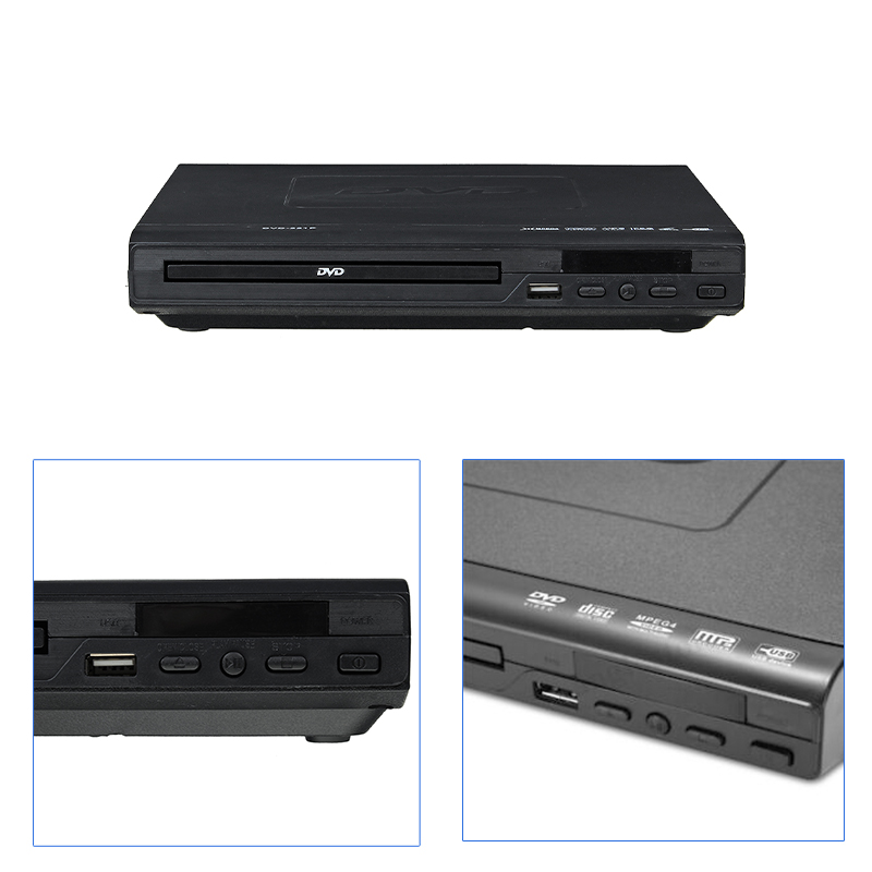 110 V-240 V HDMI 1080p Mini DVD Speler USB/AV Draagbare Meerdere Afspelen ADH DVD CD SVCD VCD MP3 JPEG JPEG Home Theatre-systeem