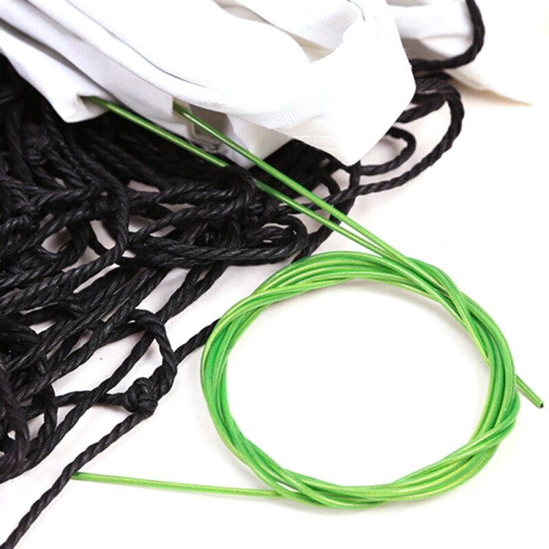 Sandvolleyballnett innendørs utendørs sport volleyballnetttrening 9.5 x 1m tennis bærbar hurtigstart universal