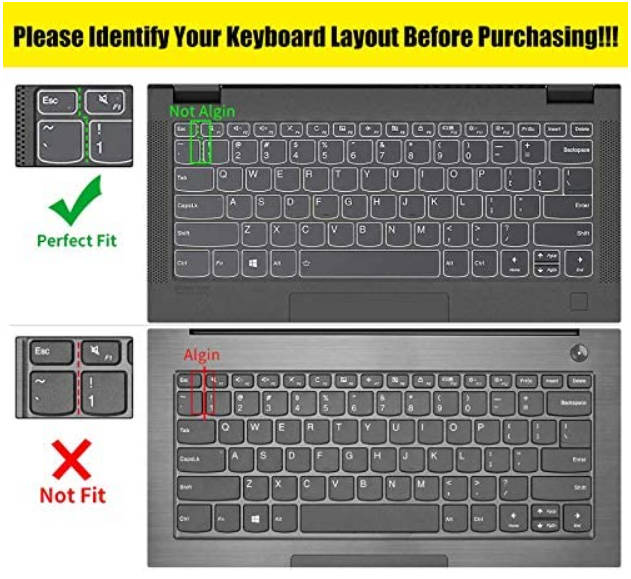 Silikonowa osłona klawiatury do Lenovo IdeaPad Flex 5 (14 ″ Gen 8) 2023 14 abr8 14 iah8 14 irl8/IdeaPad Slim 5 14 alc7 14 ijl7 14 iau7