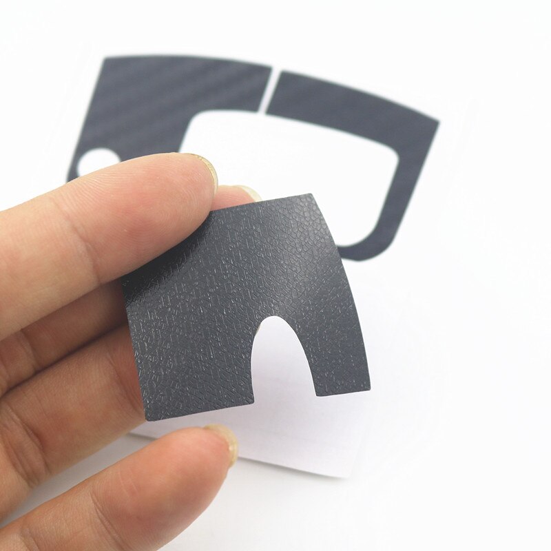 Pegatina para llave de coche de fibra de carbono negra, accesorios de Reacondicionamiento para llave de coche, para Ford Focus 2 3 Ecosport