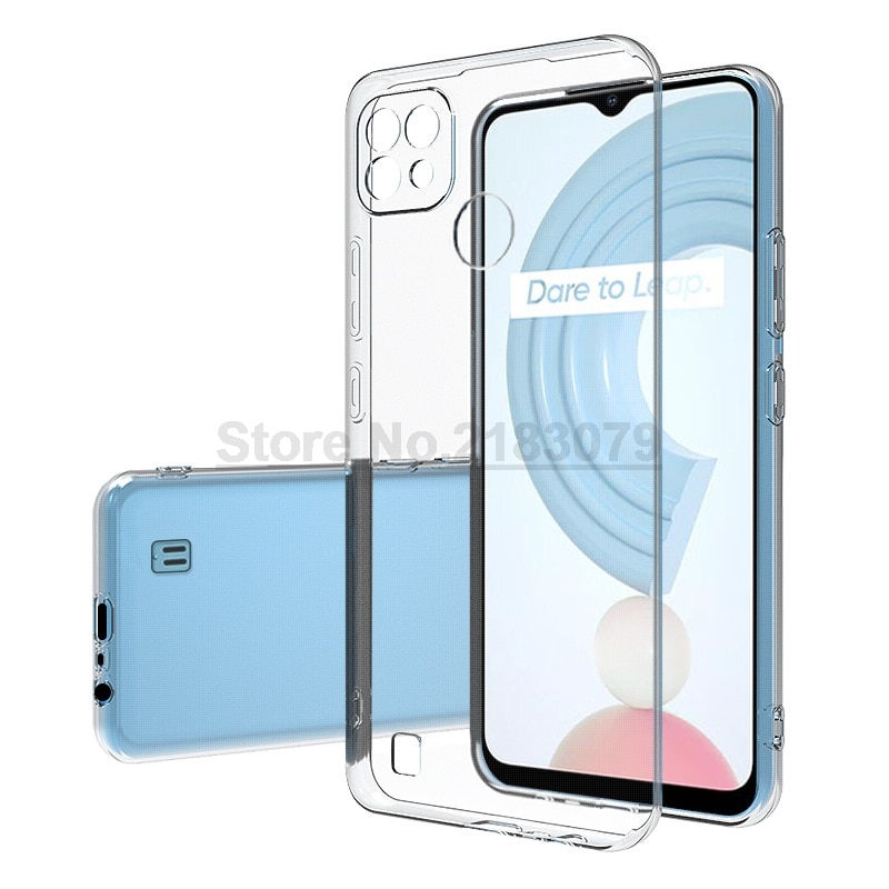 For OPPO Realme C21 Realmi C 21 21C Case Transparent Soft Silicone Phone Back Case TPU Cover For Realme GT 5G RMX2202 Case: Realme C21